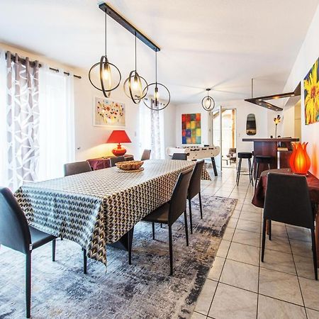 La Coquette ! Maison Au Coeur De La Bresse Avec Veranda Barbecue Garage Baby-Foot Et Barre De Son Exteriér fotografie