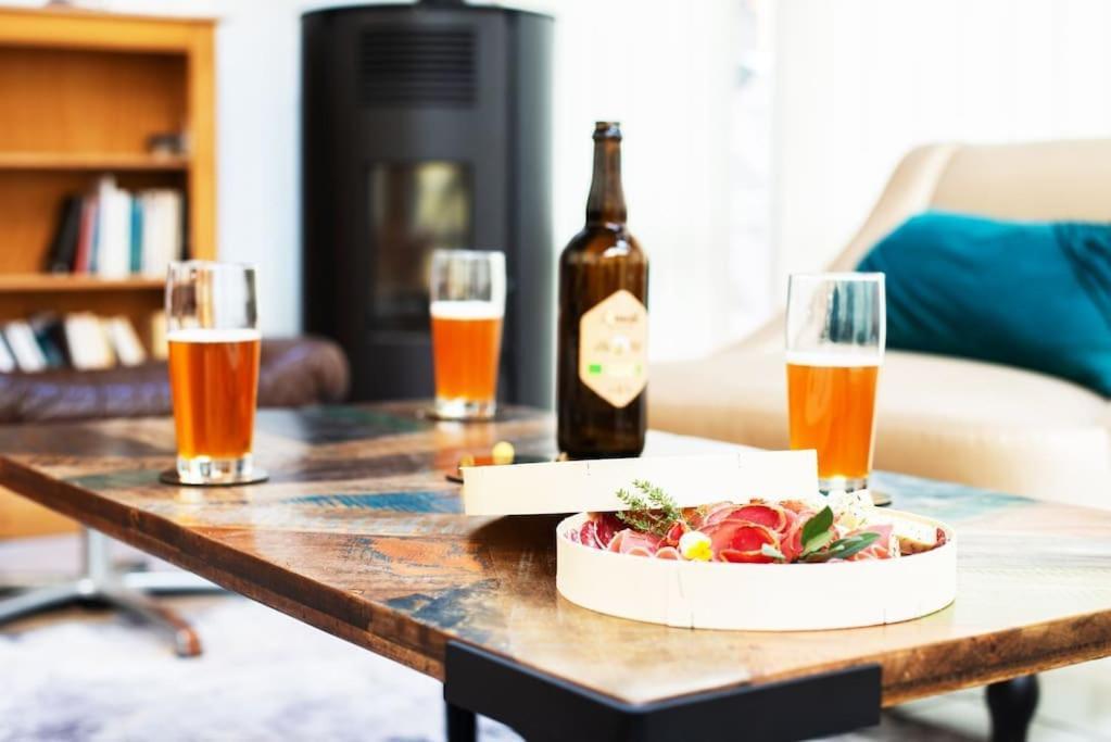 La Coquette ! Maison Au Coeur De La Bresse Avec Veranda Barbecue Garage Baby-Foot Et Barre De Son Exteriér fotografie
